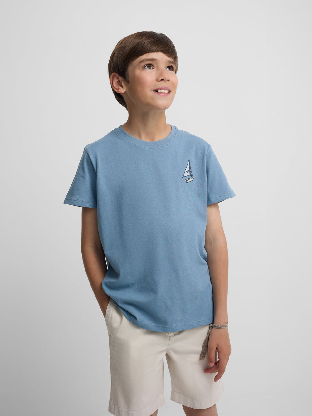 Camiseta kids cote azul