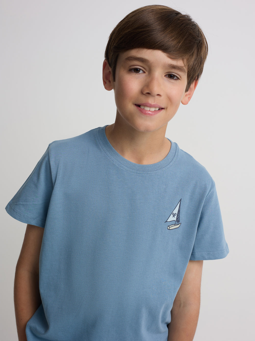 Camiseta kids cote azul