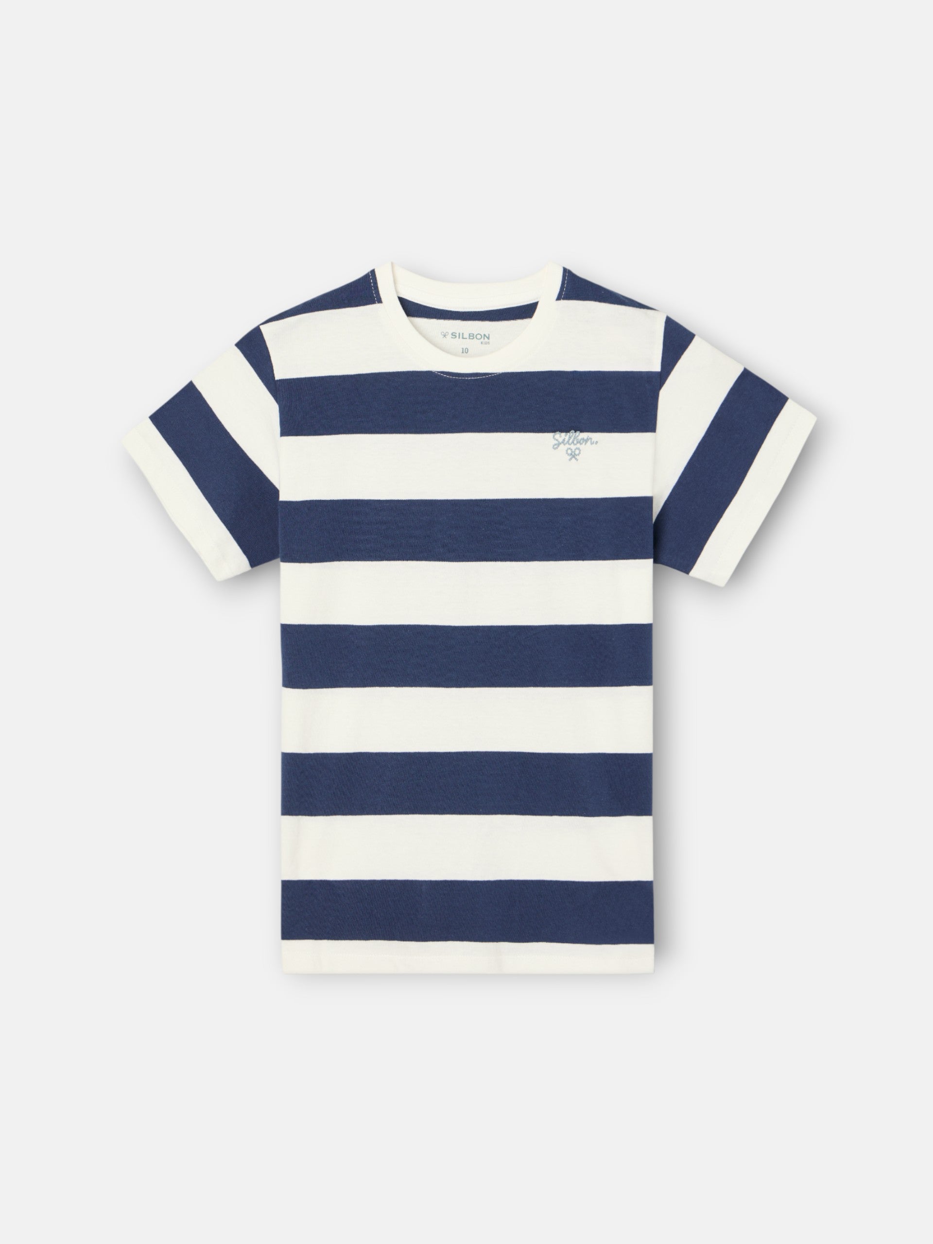 Kids' vintage blue striped t-shirt