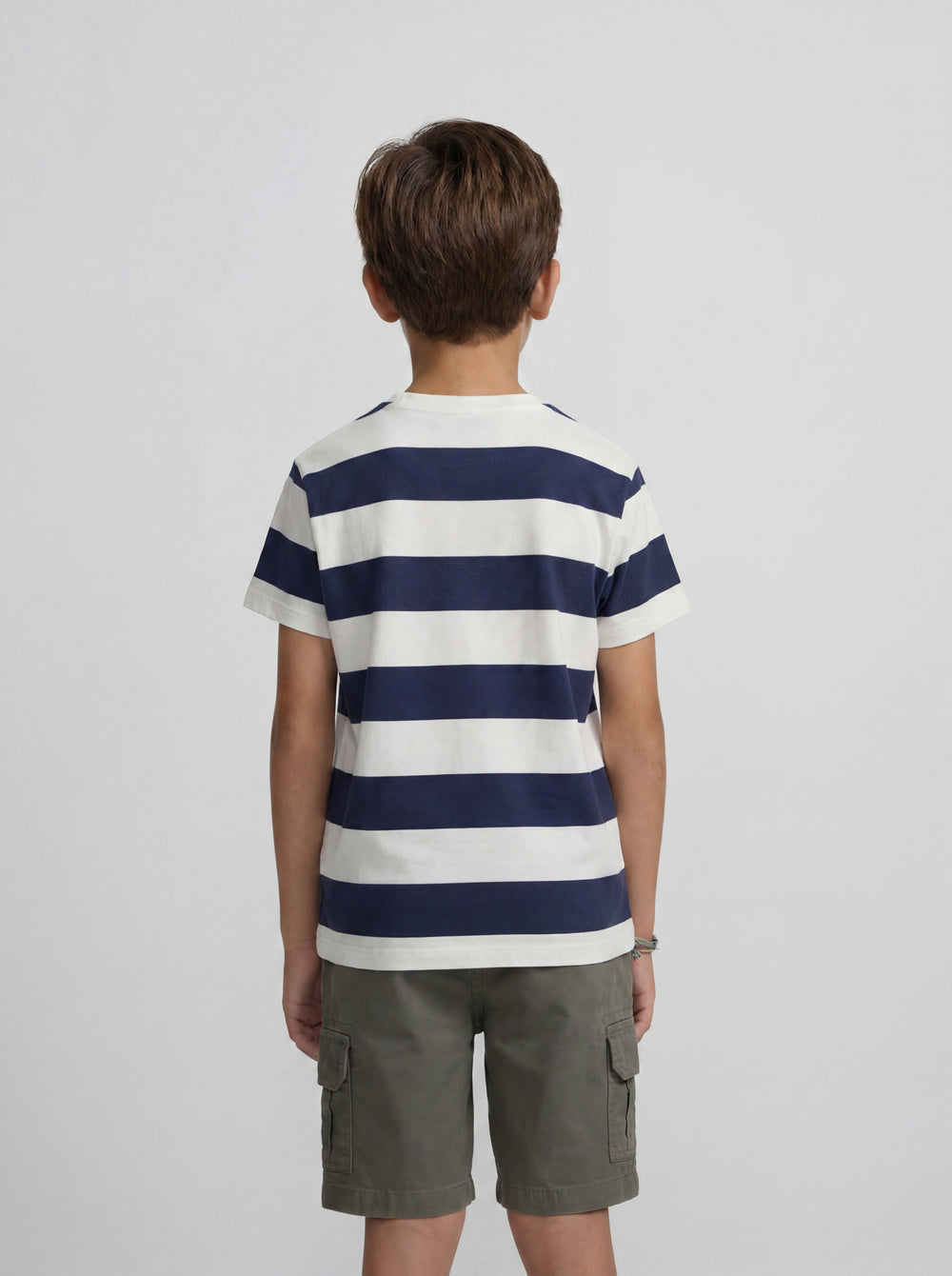 Camiseta kids raya vintage azul