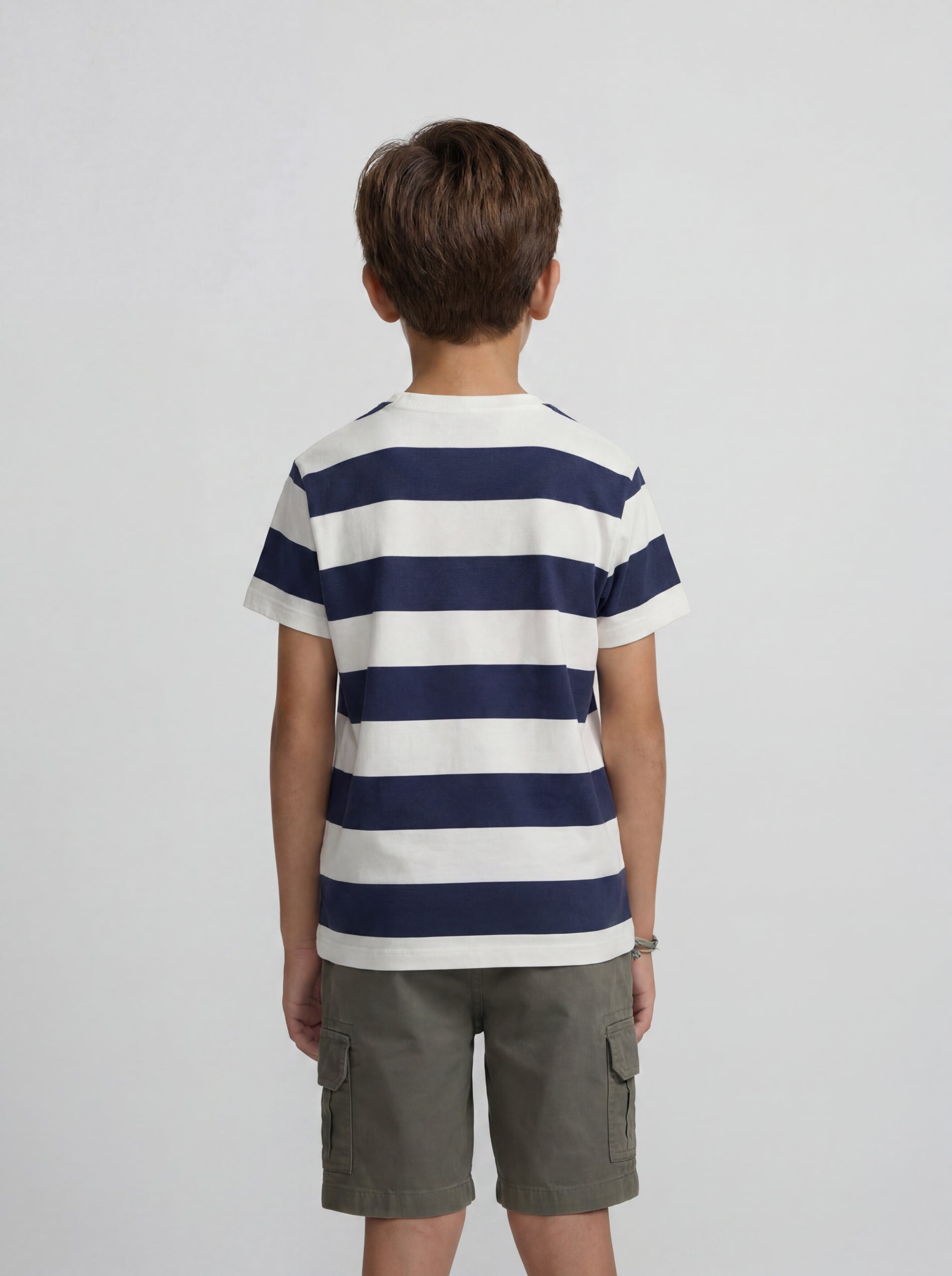 Kids vintage blue striped t-shirt