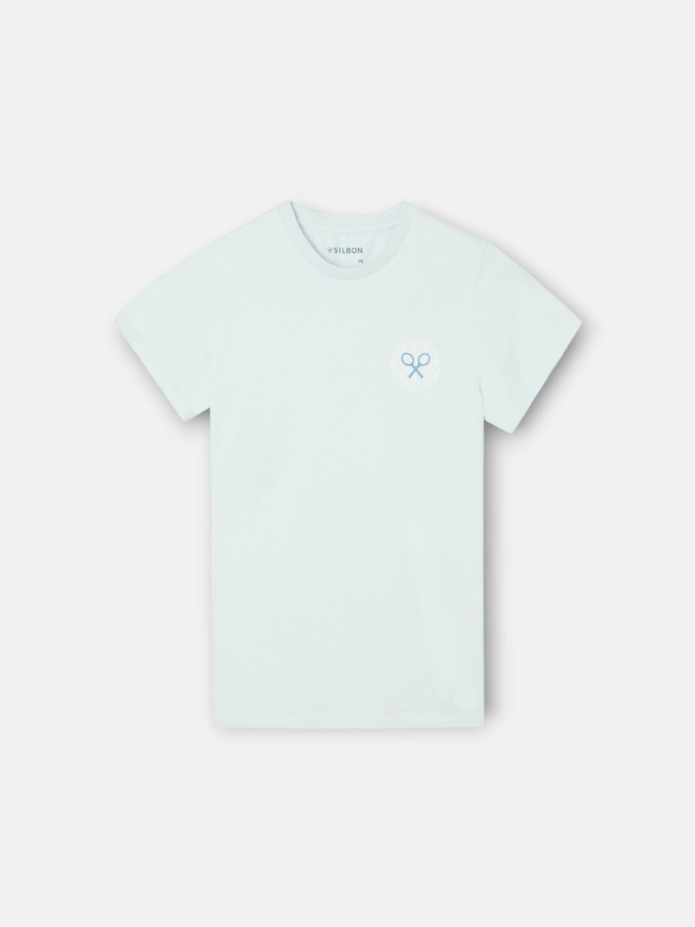 T-shirt kids raquete étnica azul claro