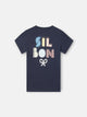 Navy blue SB style kids t-shirt