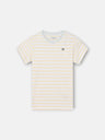 Camiseta kids ribete rayas finas amarillo