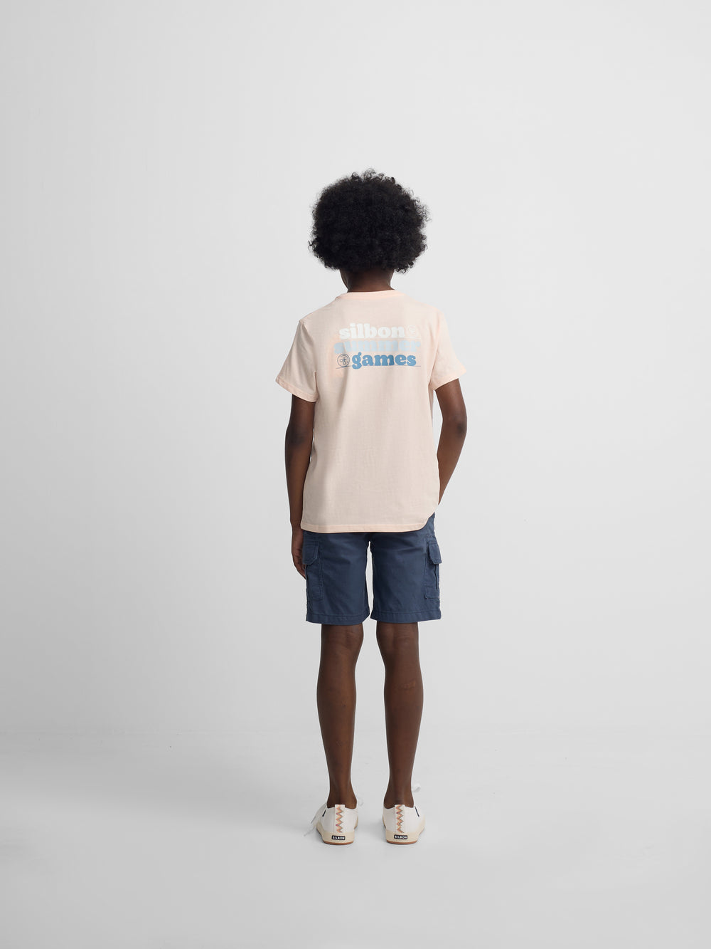 Camiseta kids summer games coral