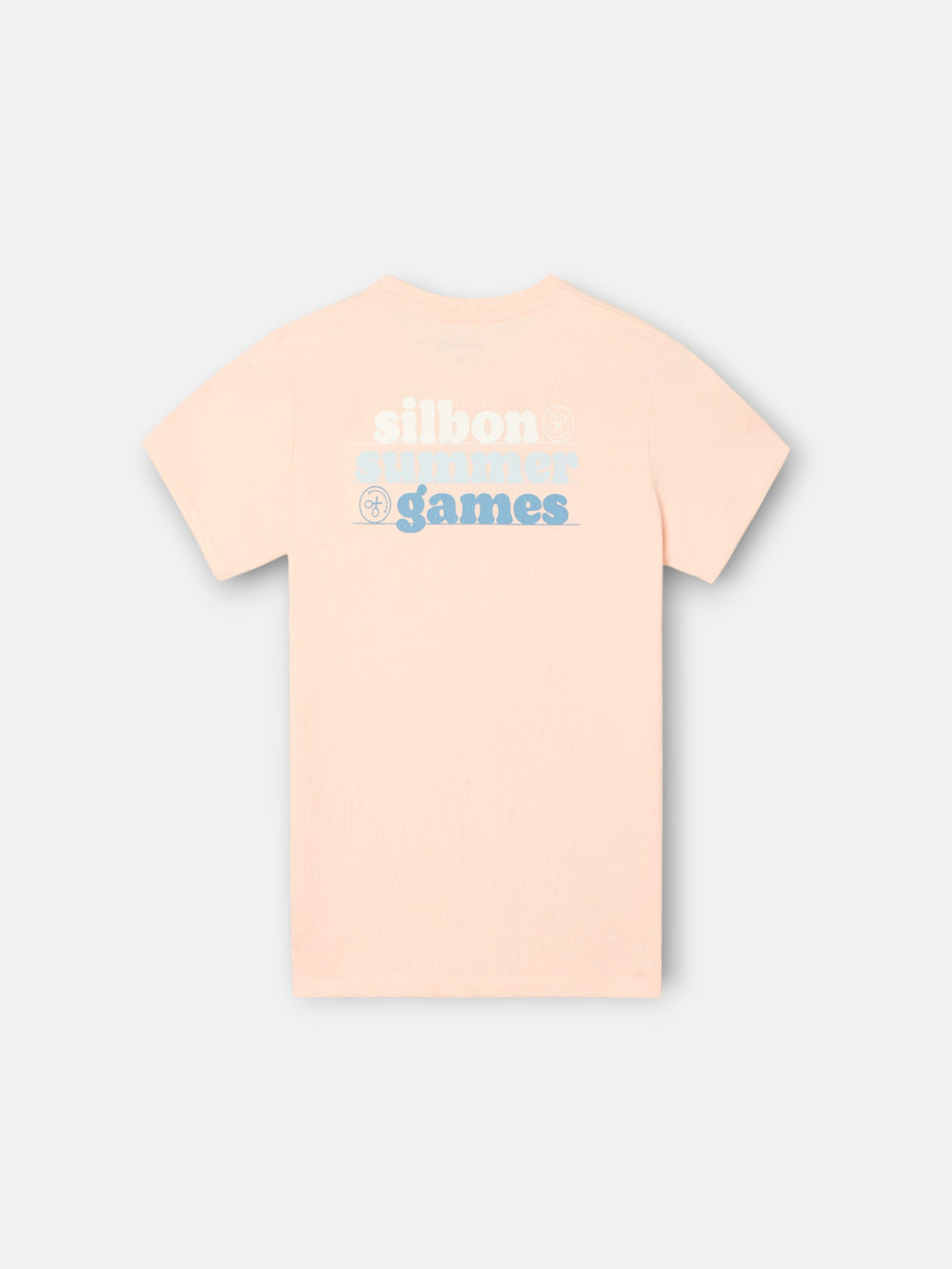 Kids summer games coral t-shirt