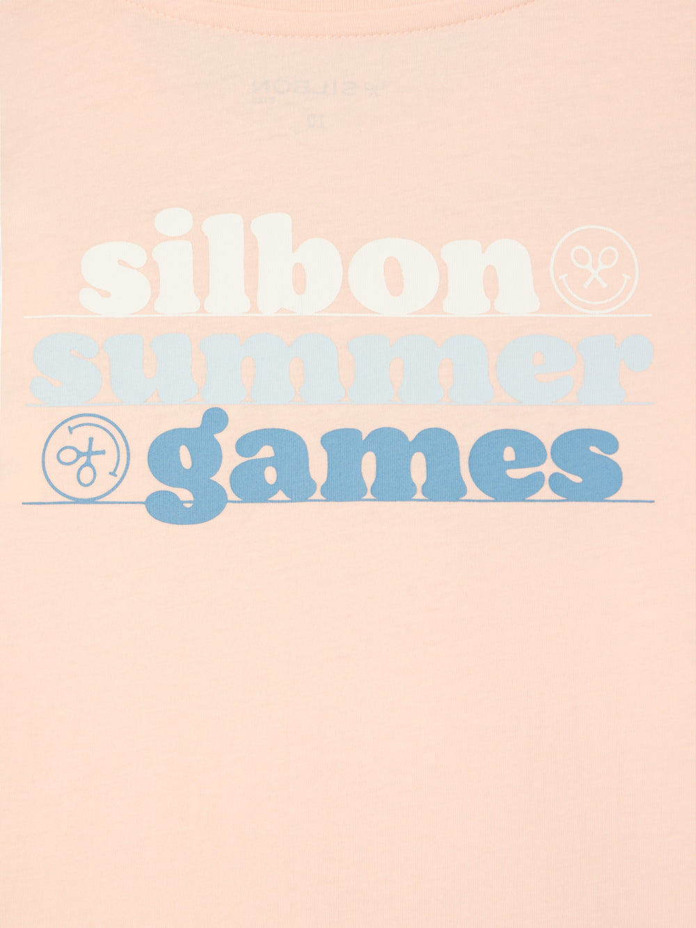 Kids summer games coral t-shirt