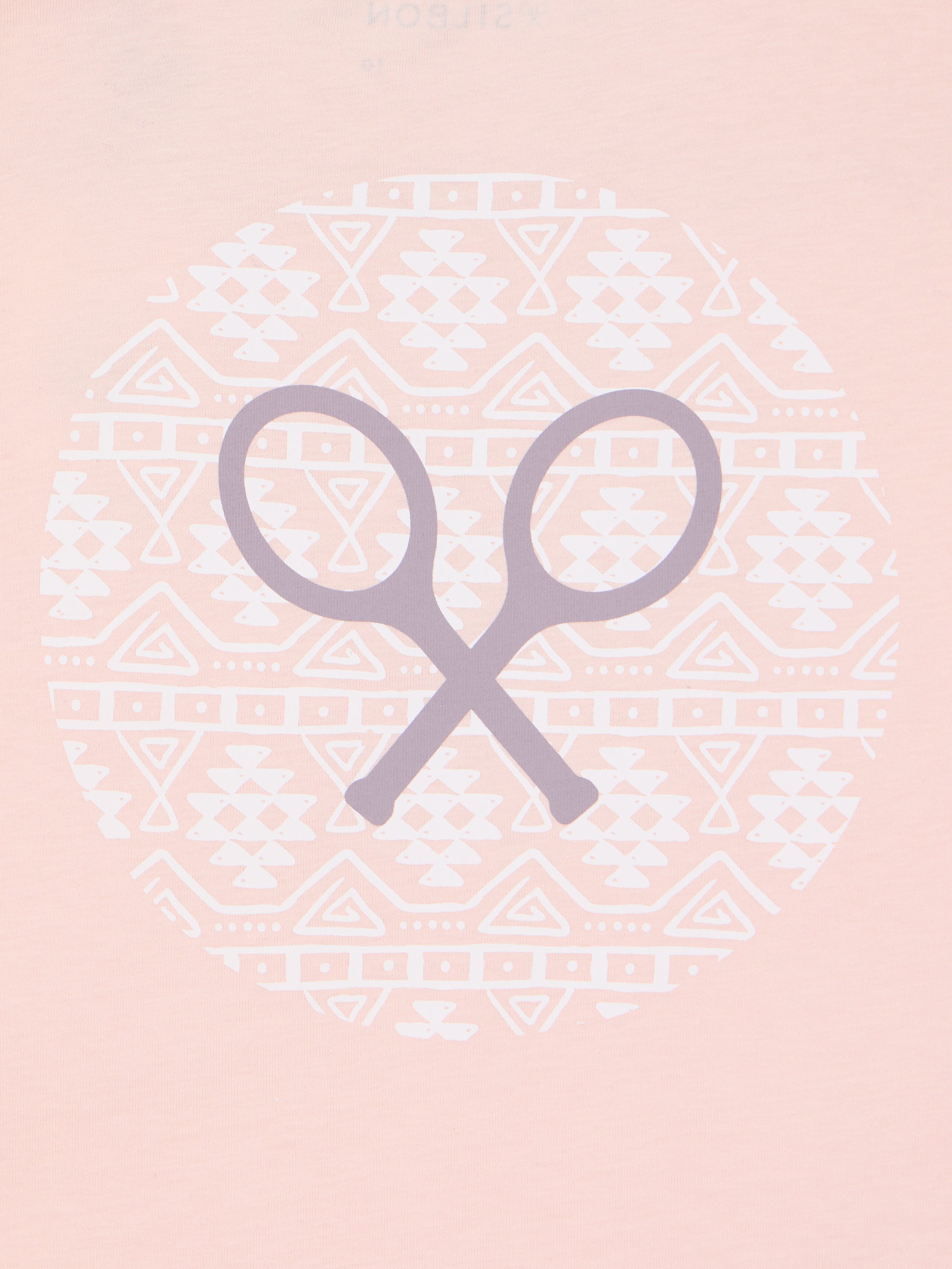 Kids' T-shirt ethnic coral racket