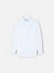 Polo desportivo criança oxford branco