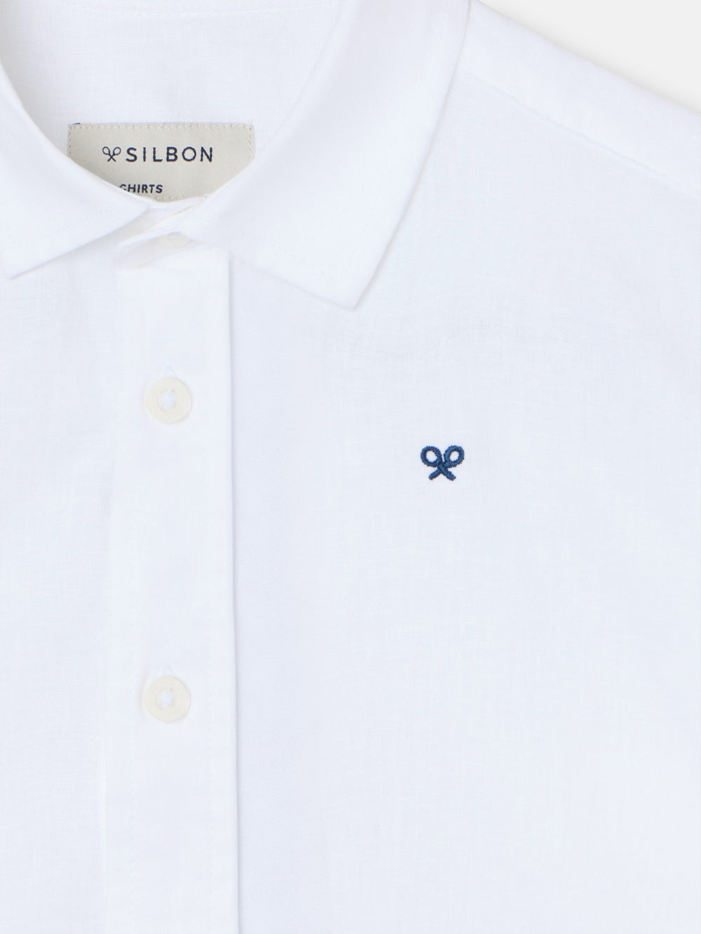 Camisa sport kids lino blanco