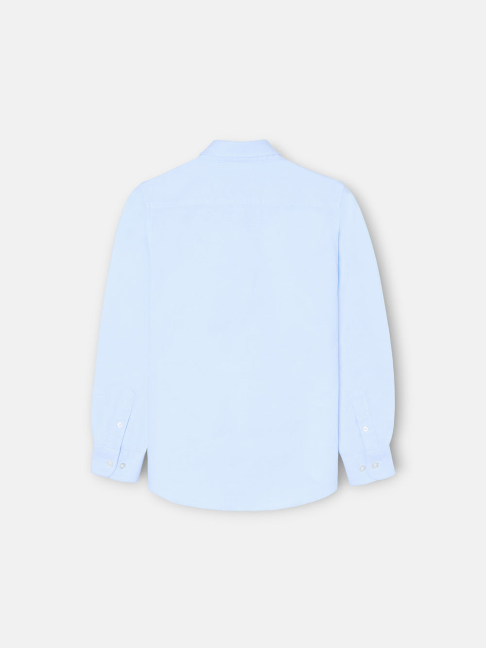 chemise de sport Oxford bleu clair pour enfants