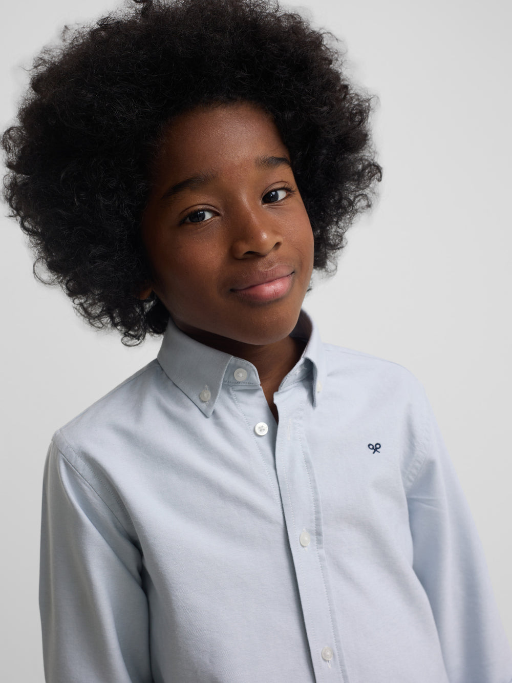 Chemise sport enfant oxford verte