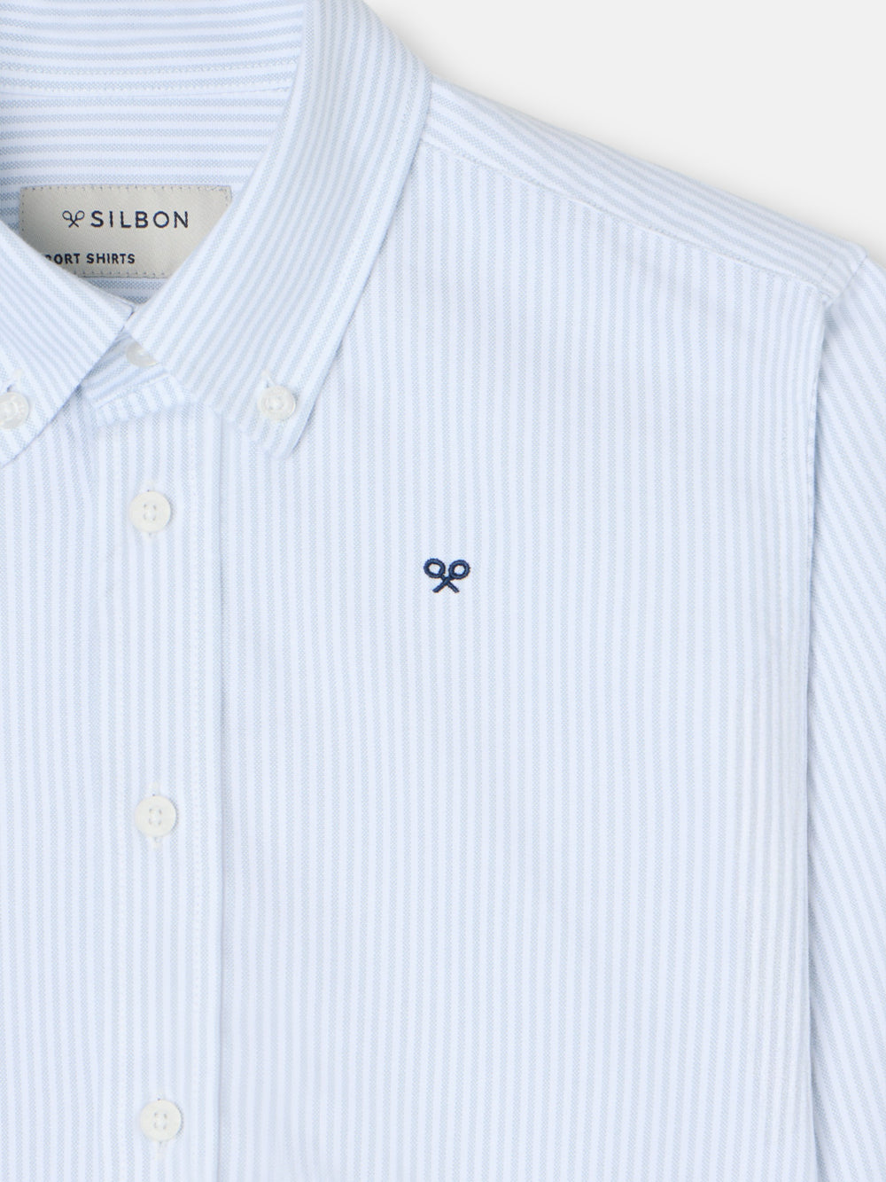 Camisa sport kids rayas oxford verde