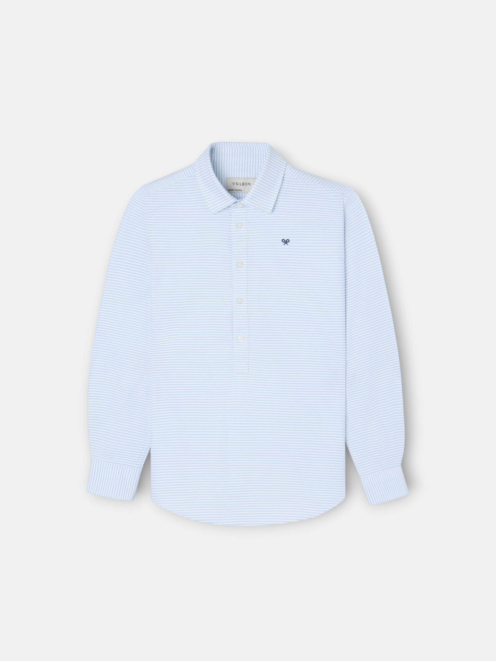 Polera sport kids rayas horizontal verde