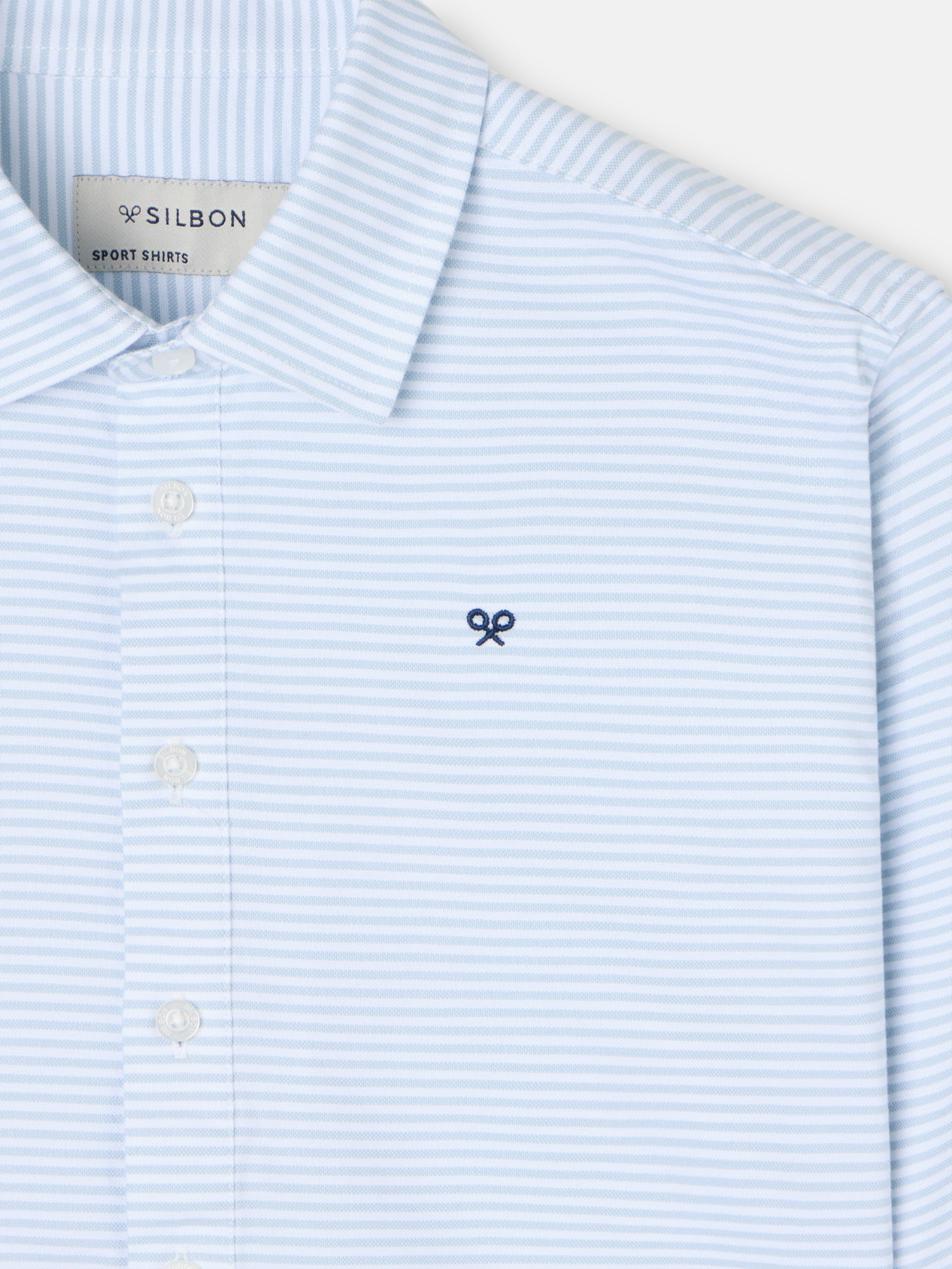 Polera sport kids rayas horizontal verde