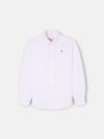 Camisa desportiva para crianças oxford rosa