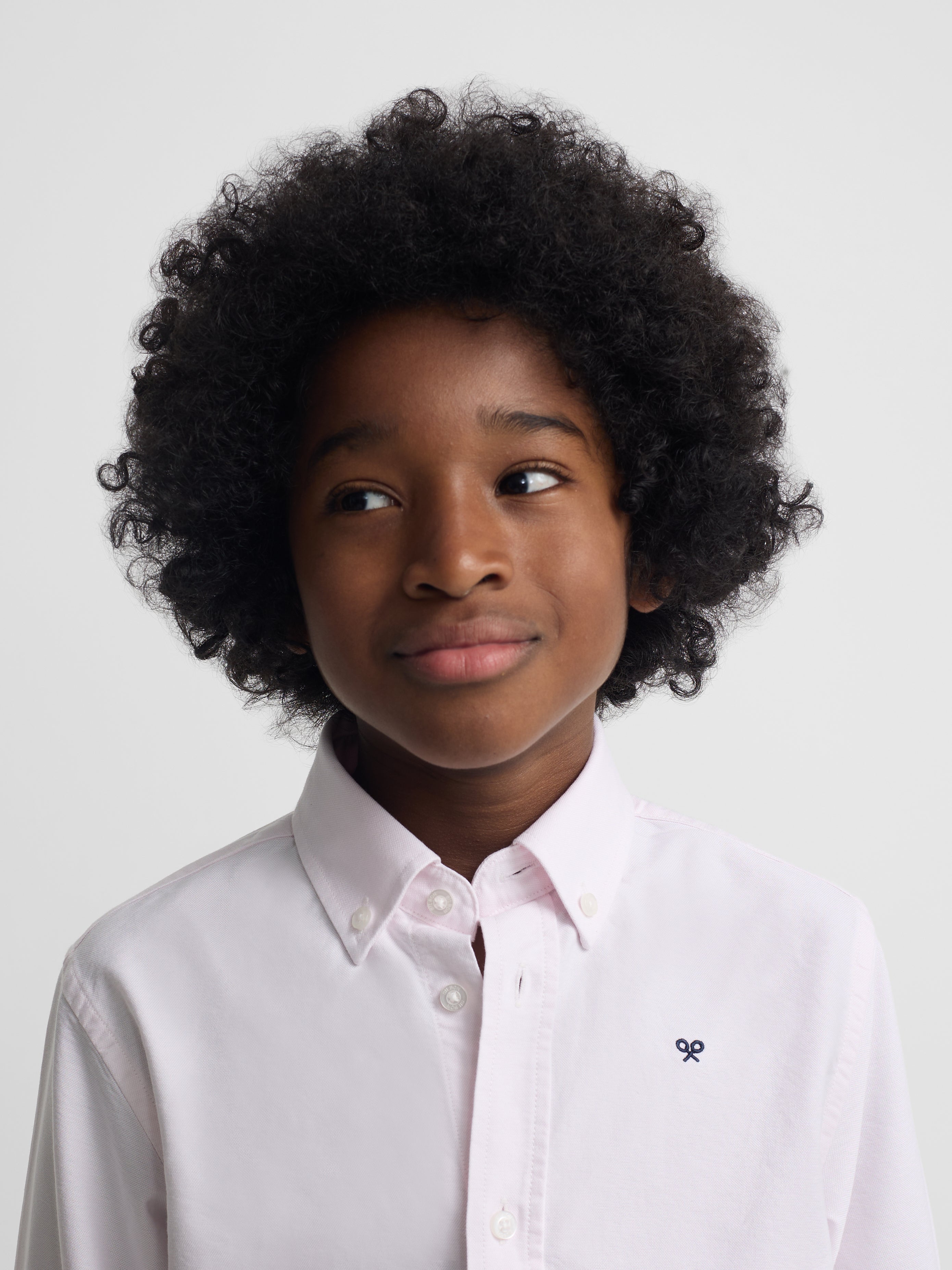 pink oxford kids sport shirt