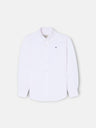 Camisa sport criança riscas oxford rosa