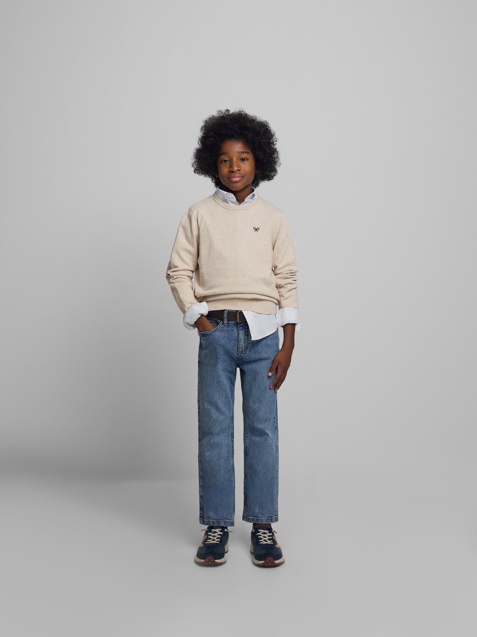 Jersey kids punto crema