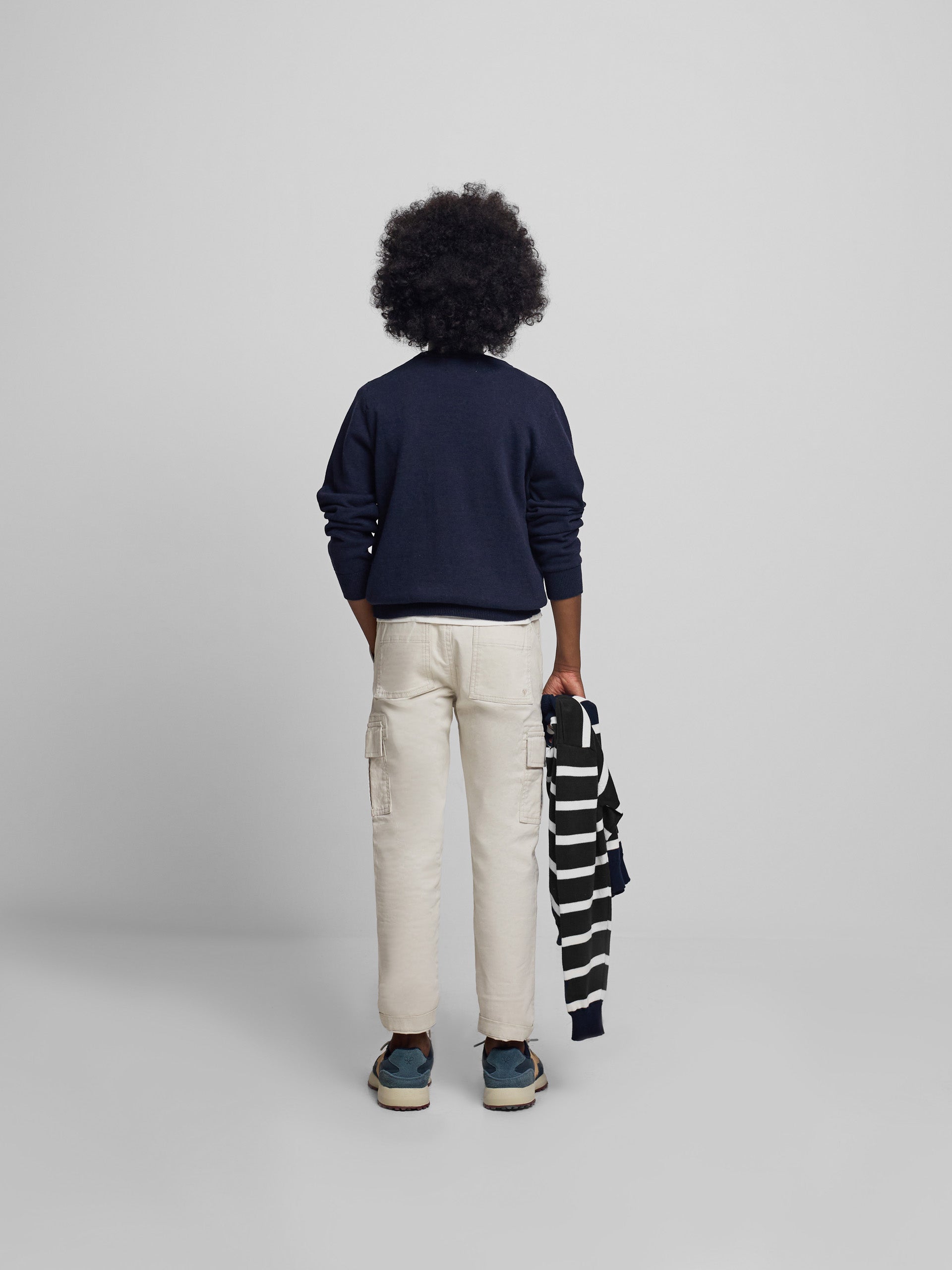 Jersey kids punto azul marino