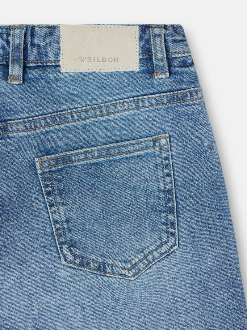 Pantalon sport kids denim azul
