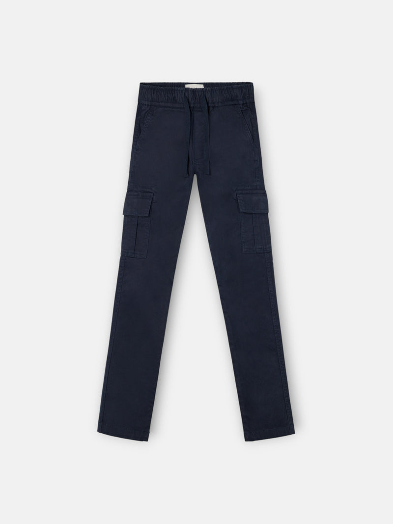 Pantalon sport kids cargo azul navy