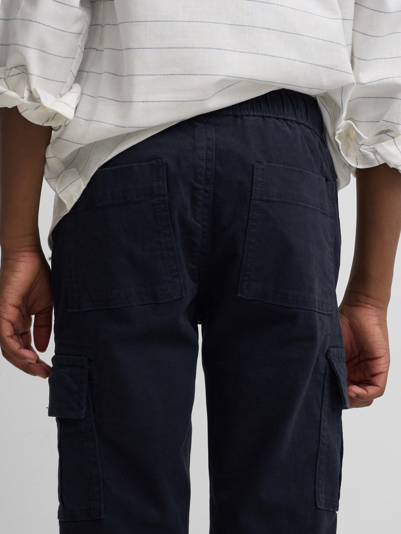 Pantalon sport kids cargo azul navy