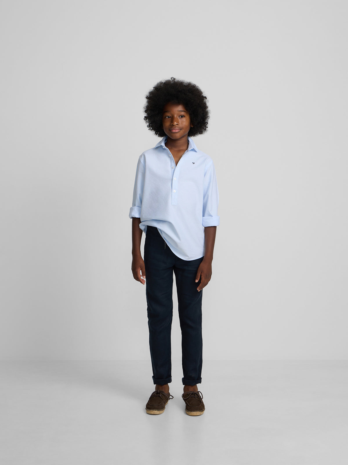 Pantalon sport kids lino azul marino
