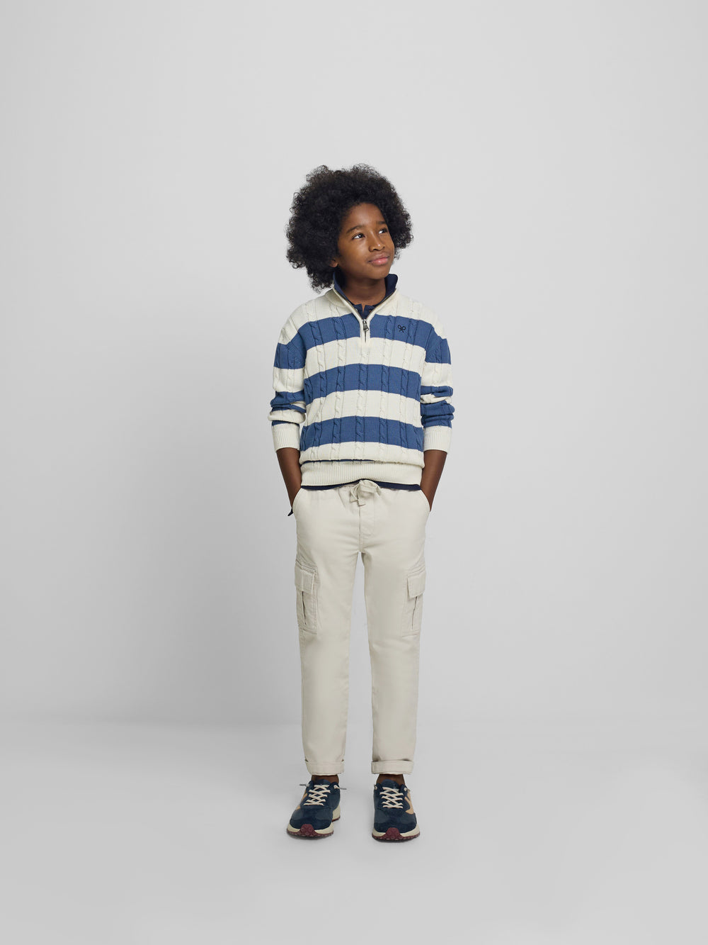 Kids cargo stone sport pants