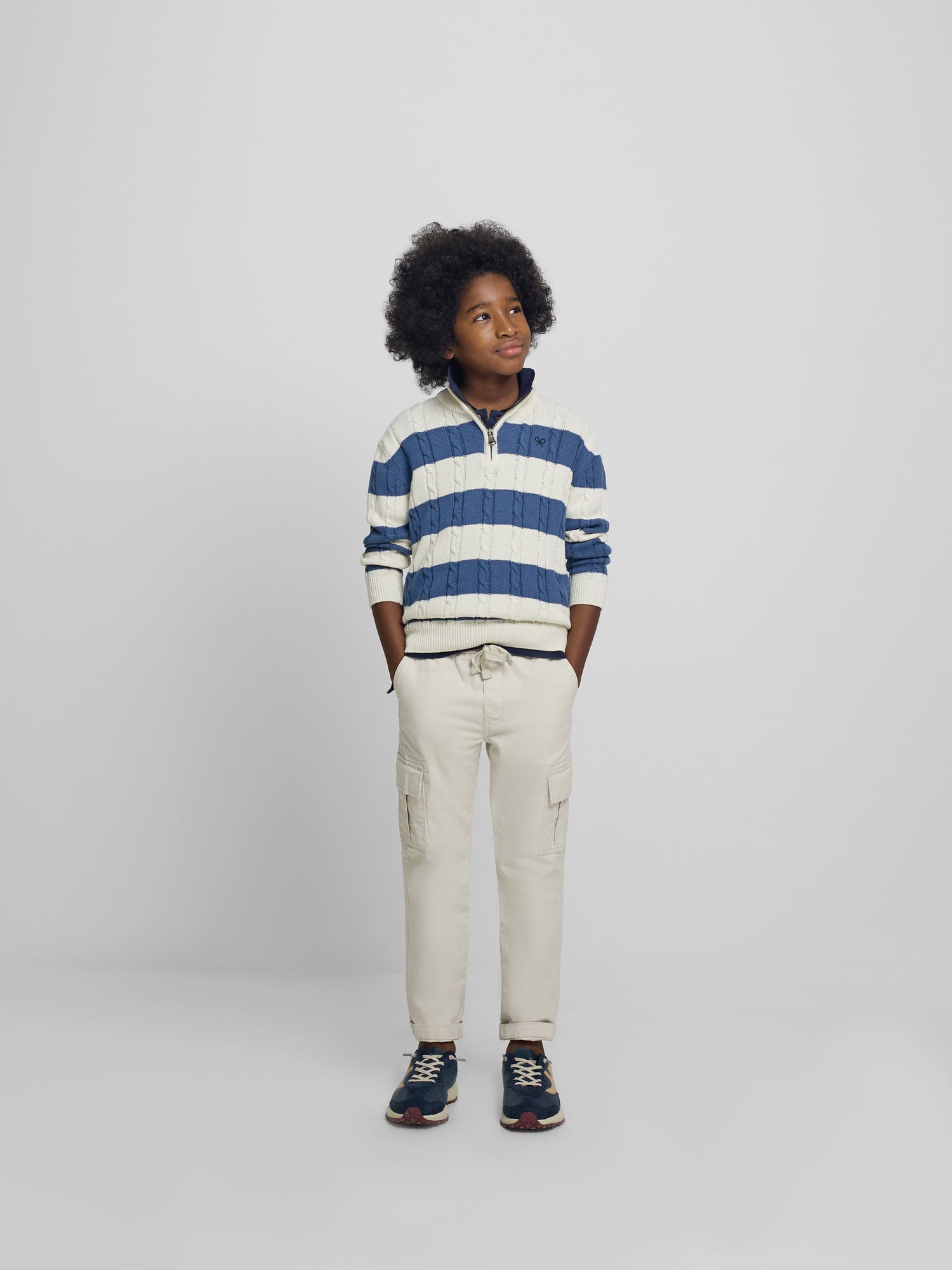 Pantalon sport kids cargo piedra