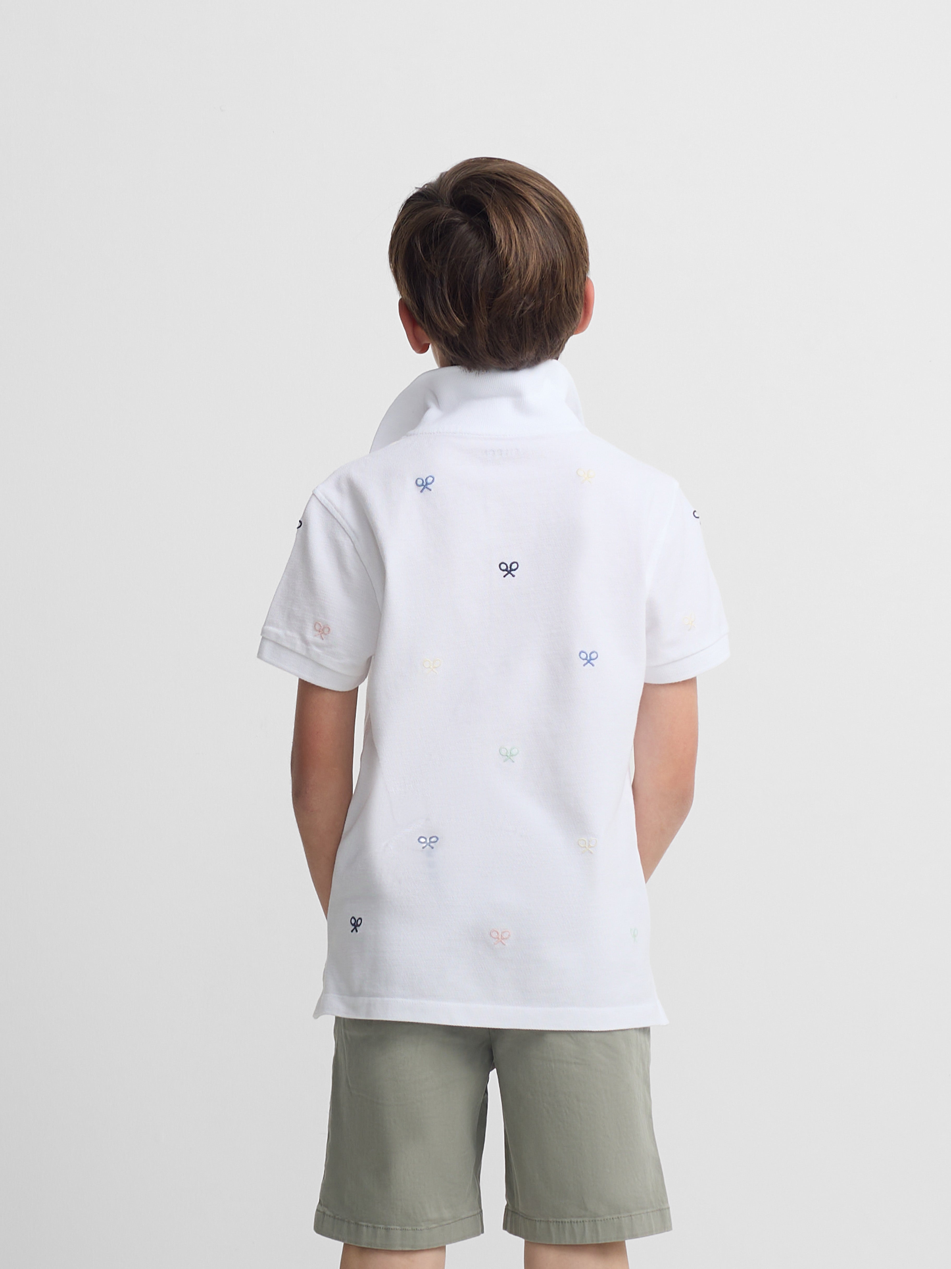 Raquettes multiples Polo Kids blanches