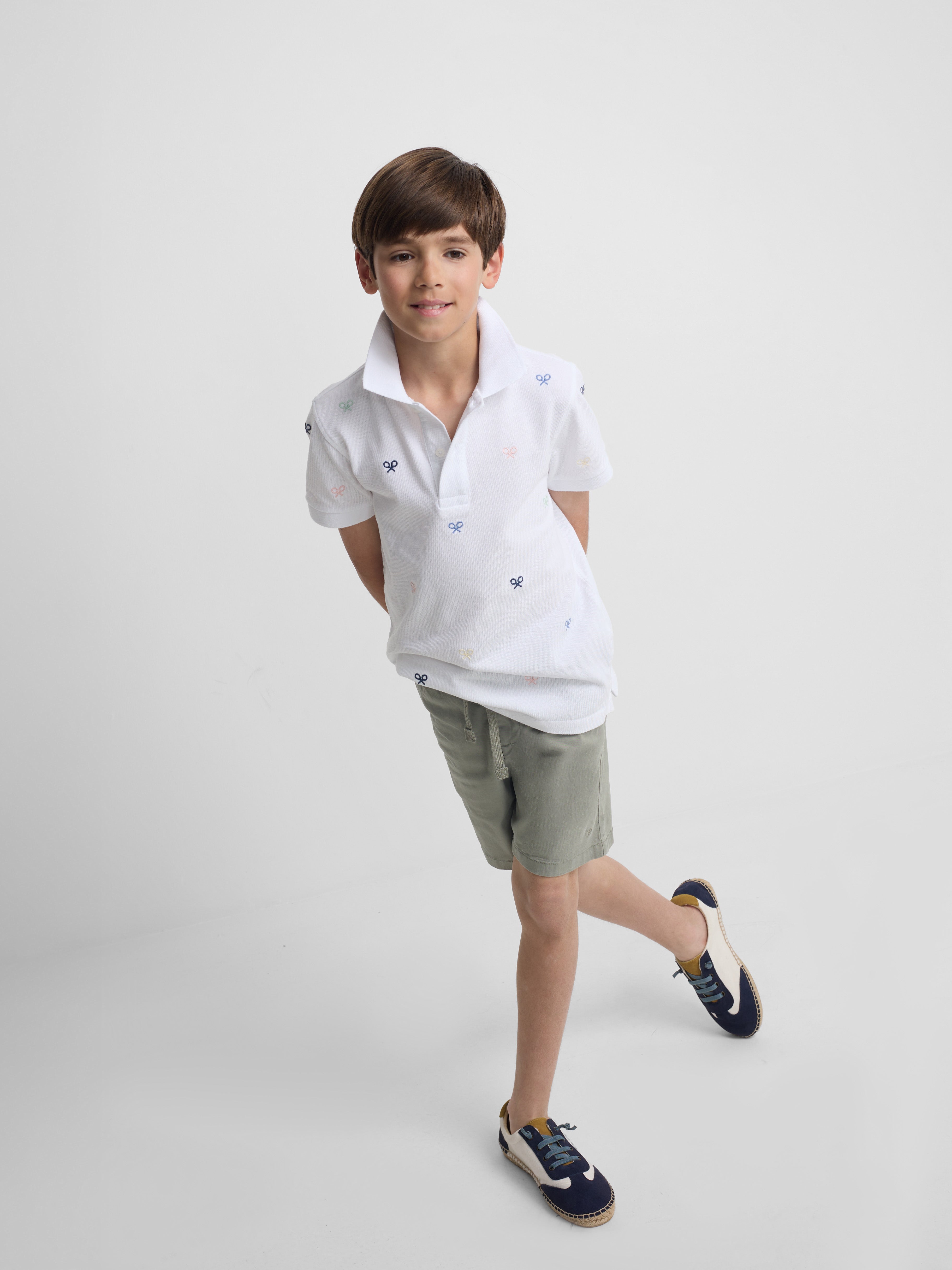 Raquettes multiples Polo Kids blanches