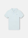 Polo kids raqueta etnica azul