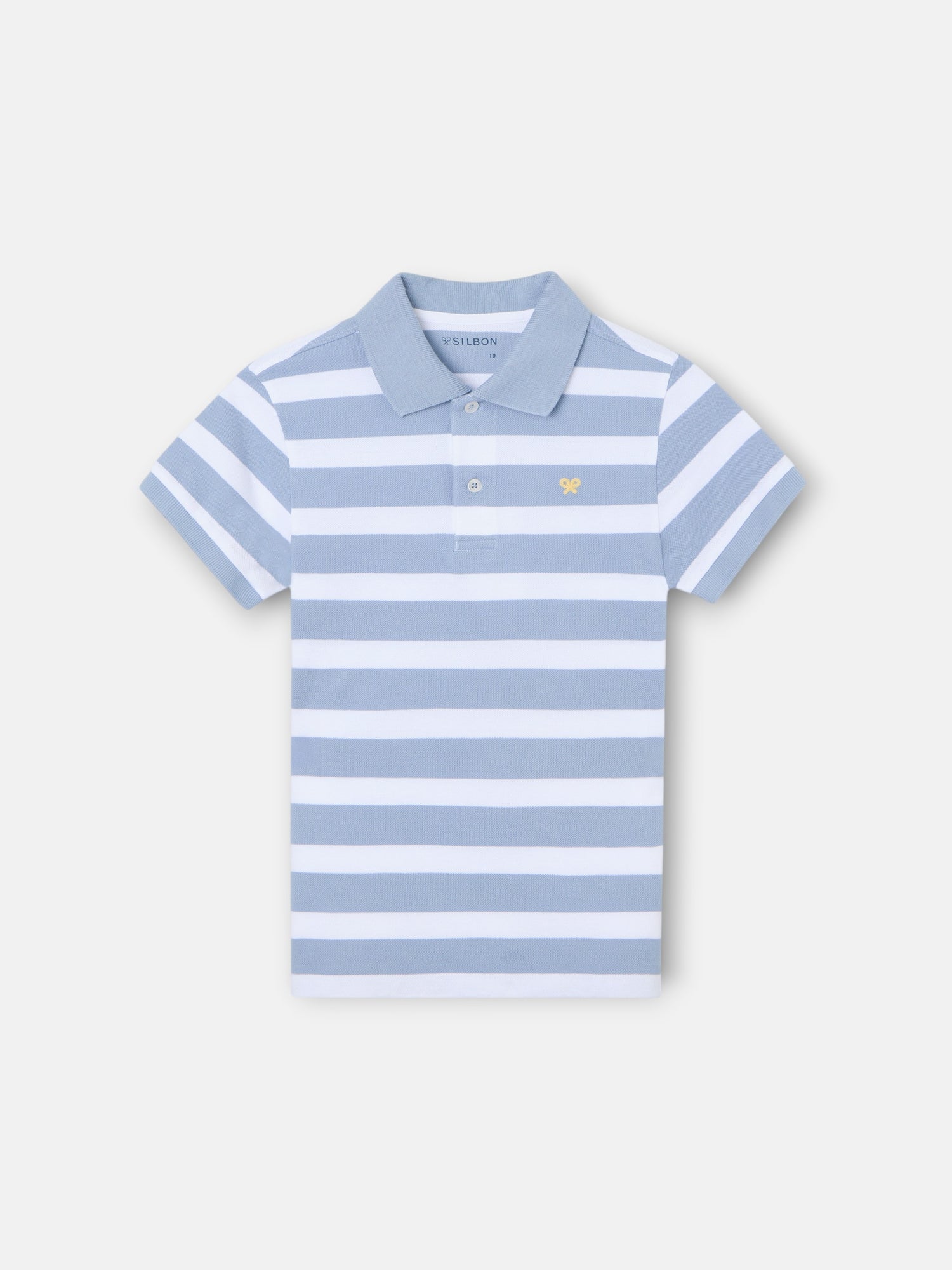Polo kids rayas blanco azul