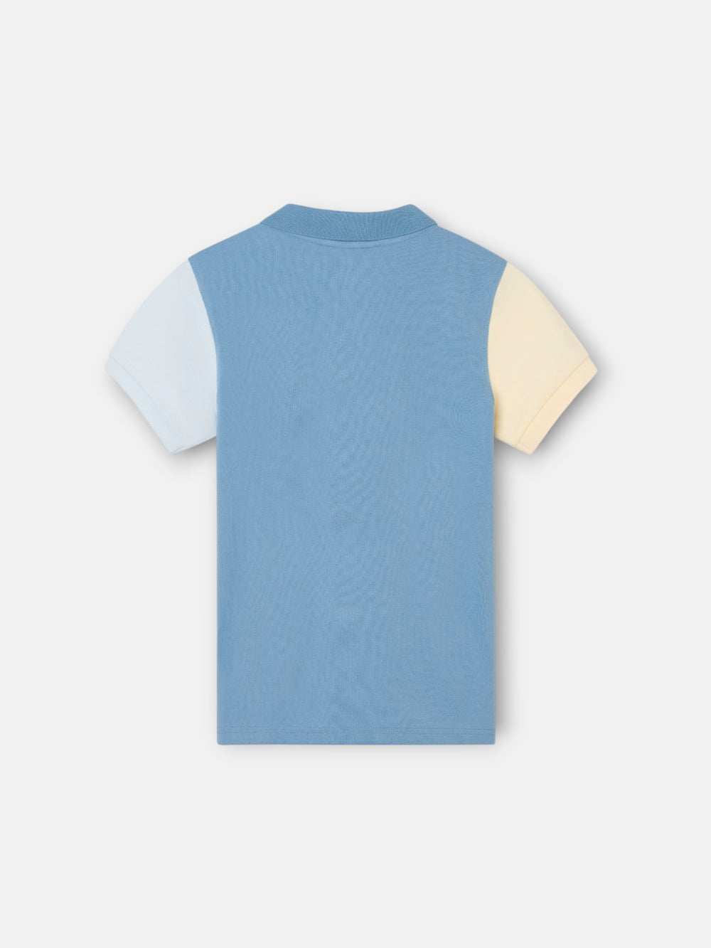 Polo enfant tricolore bleu