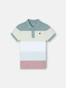 Polo kids raya ancha multicolor verde