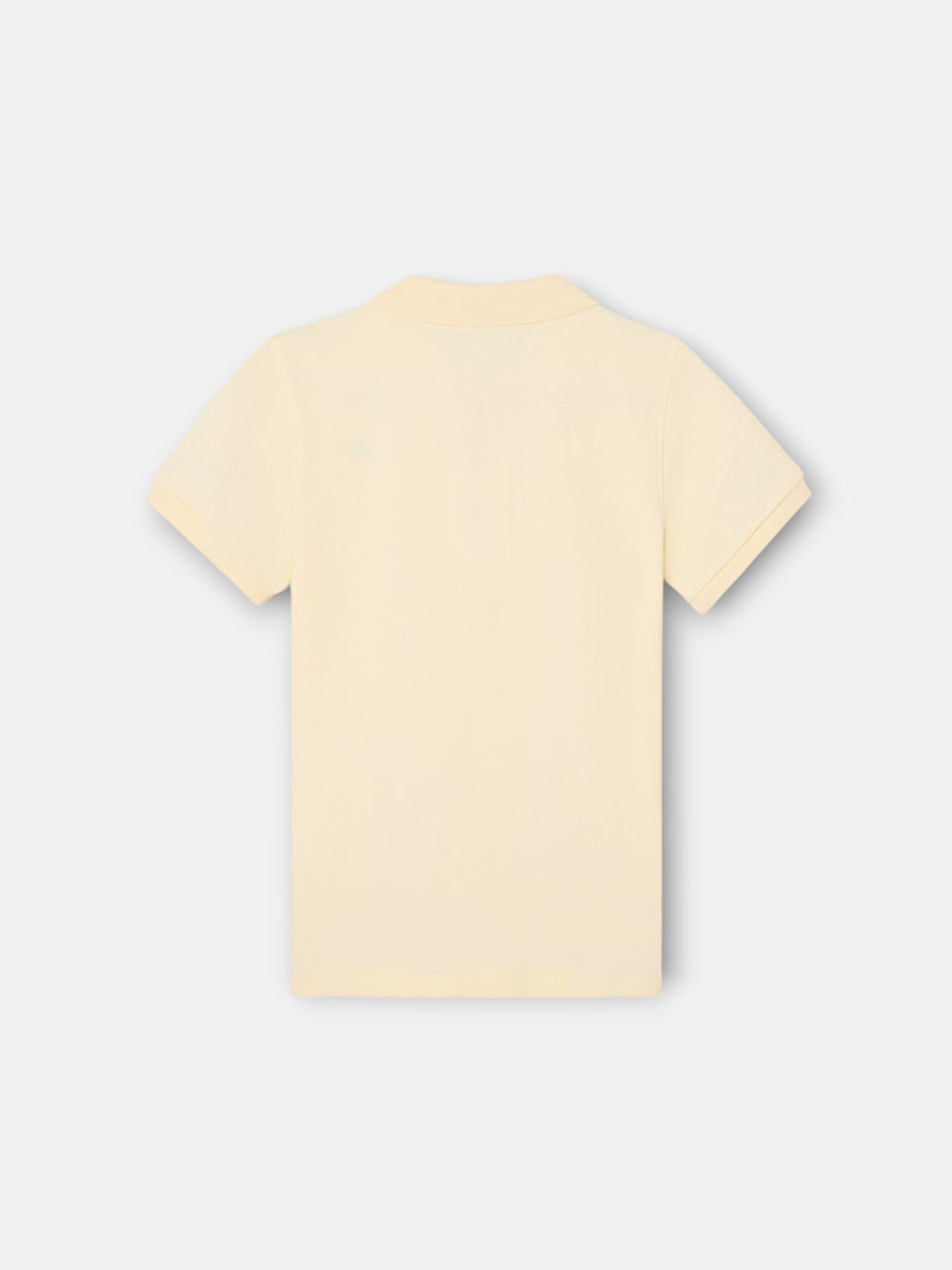Polo kids liso logo rizo amarillo