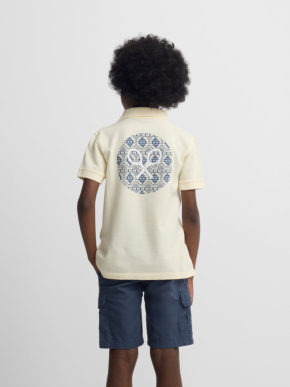 raquette ethnique Polo Kids jaune