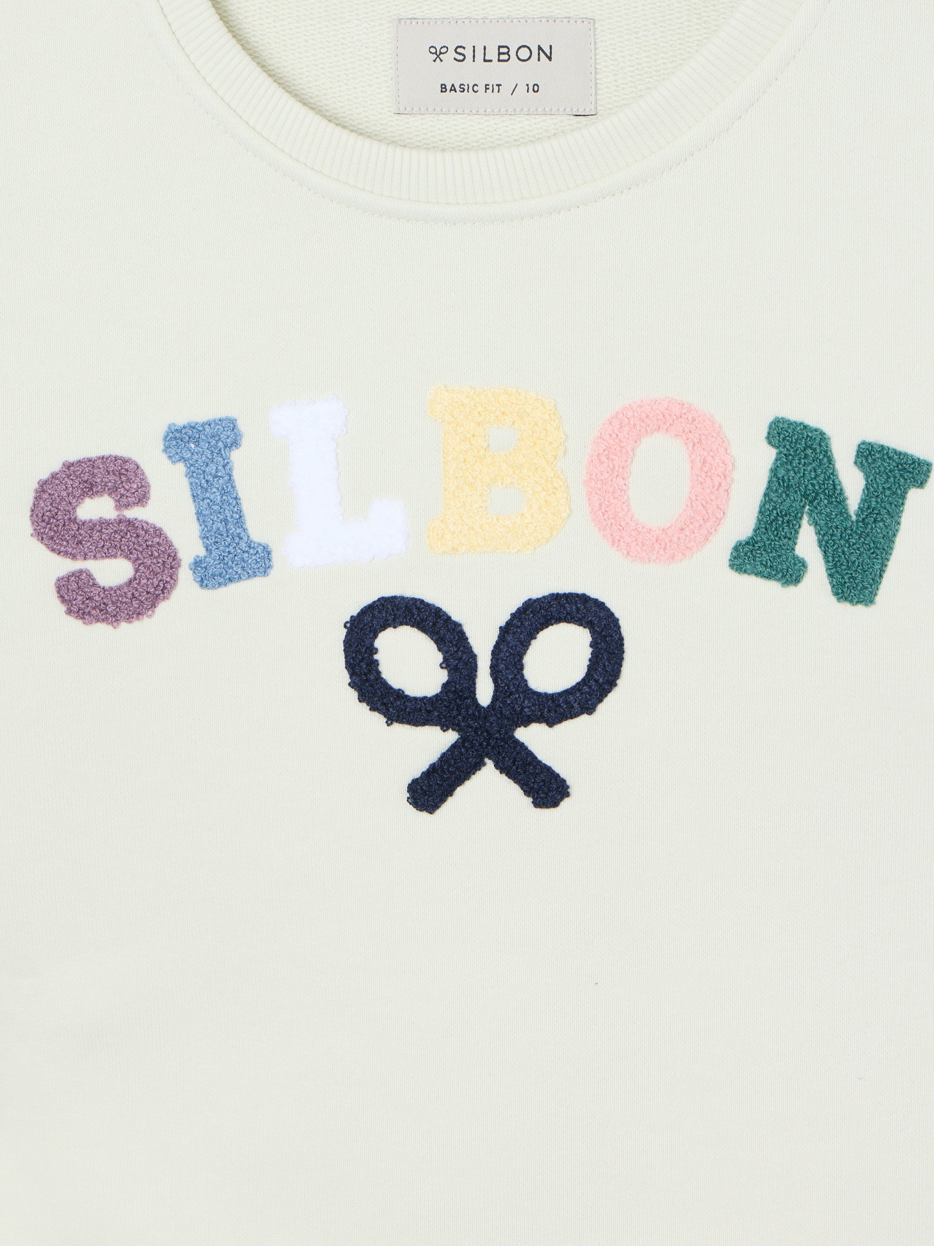 Sudadera kids Silbon raqueta media multicolor verde