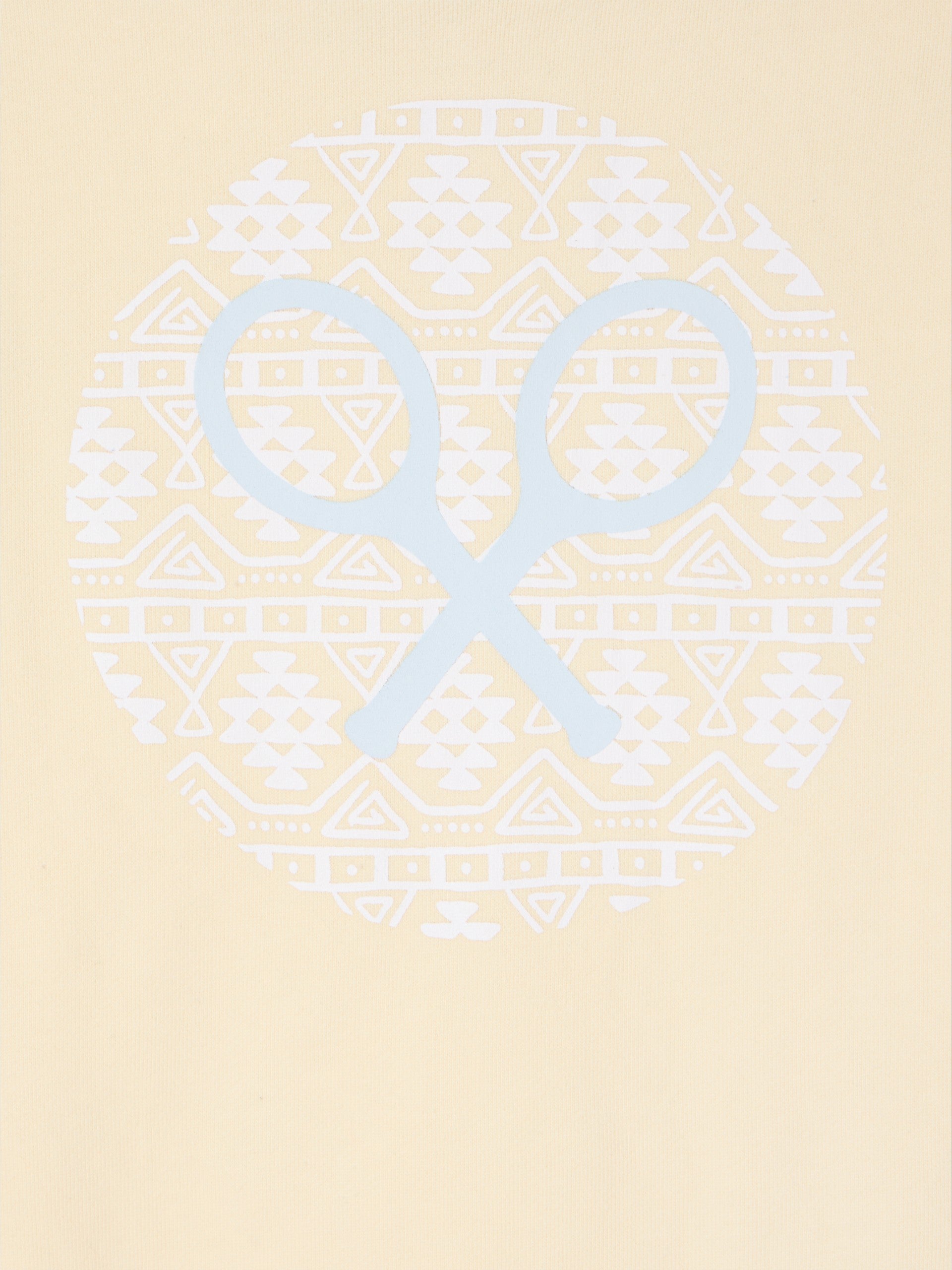 Kids' hooded sweatshirt multicolored yellow