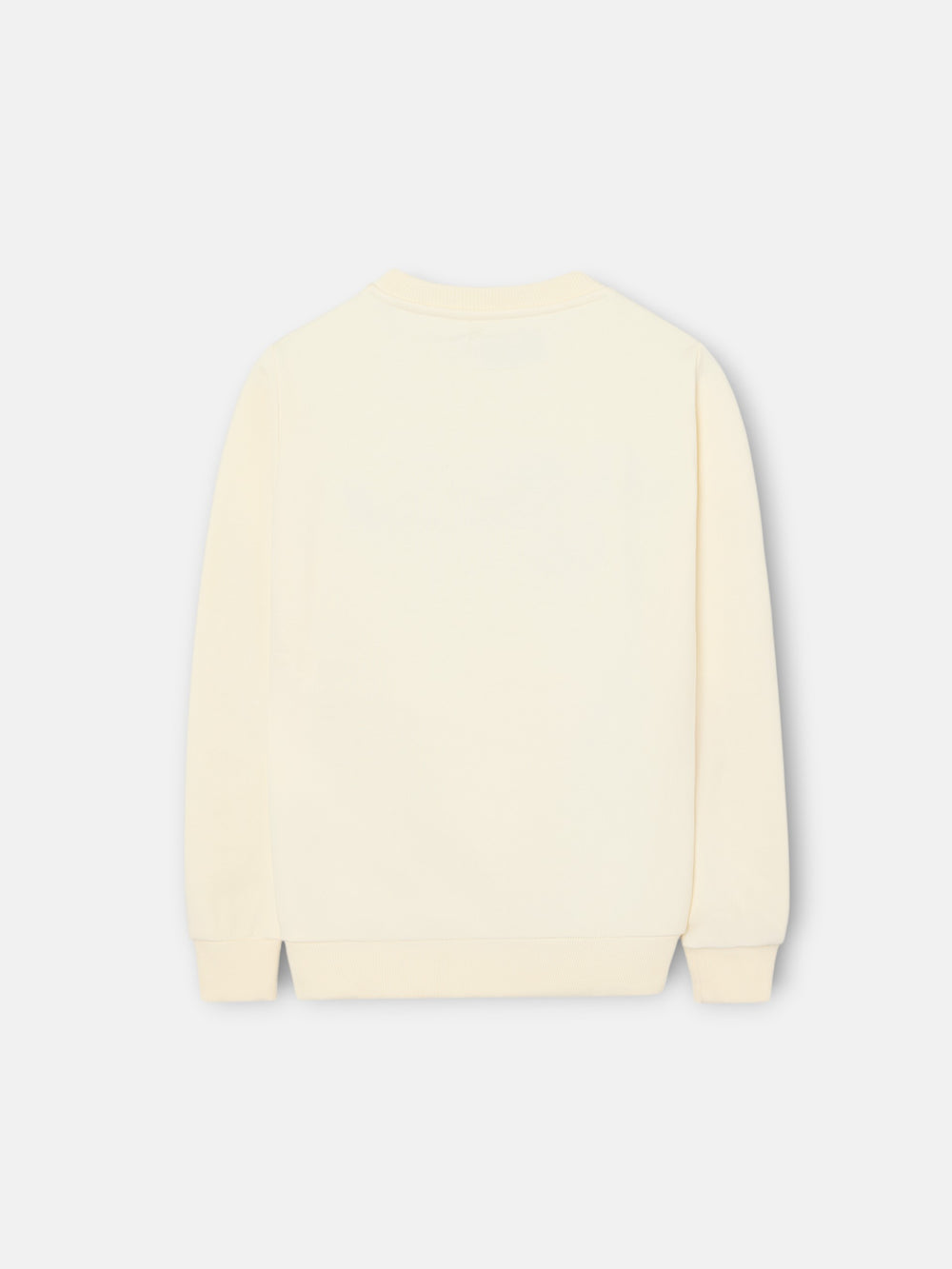 Sudadera kids Silbon raqueta media multicolor crema