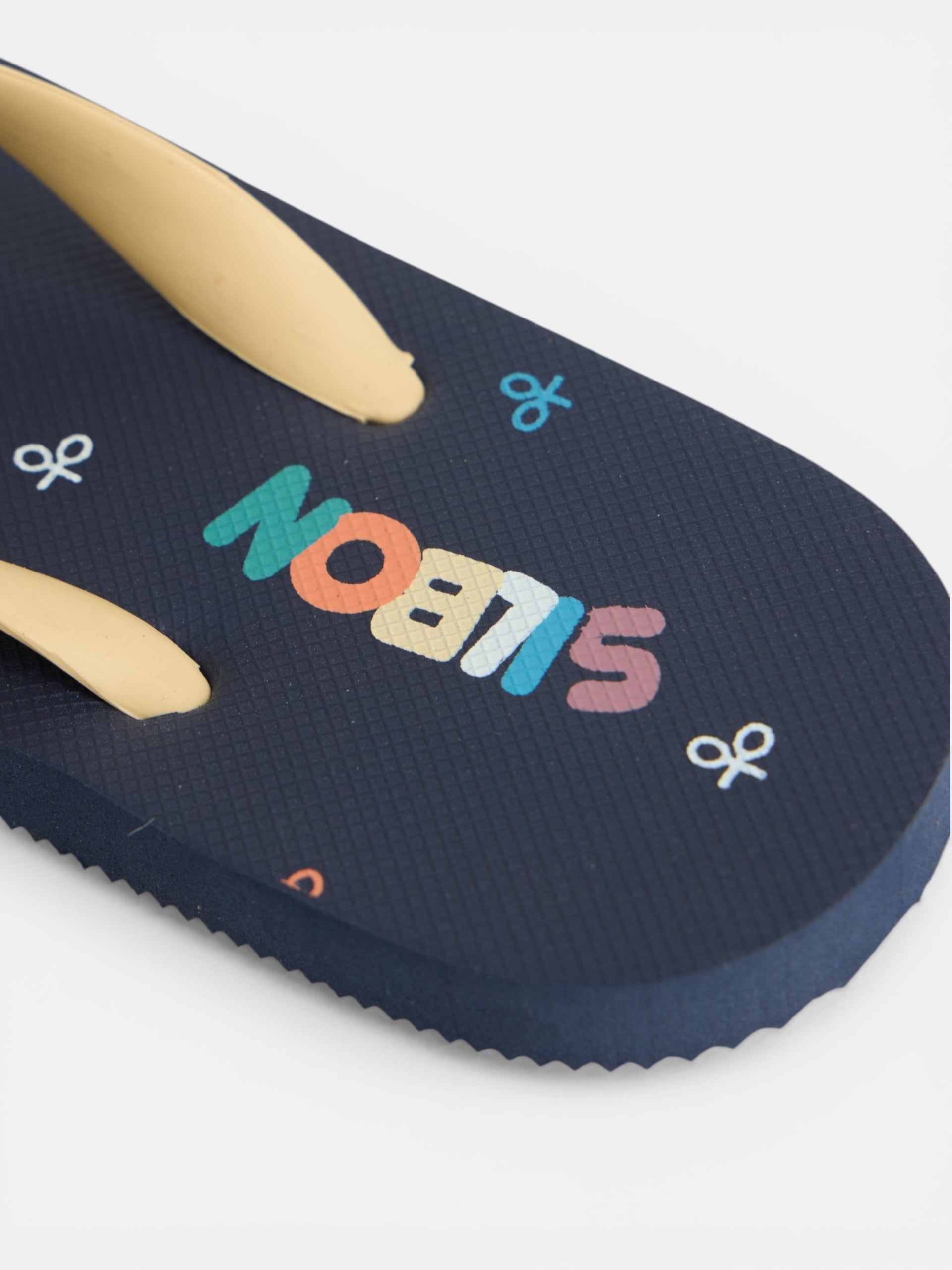 Tongs enfants multiraquettes bleu marine
