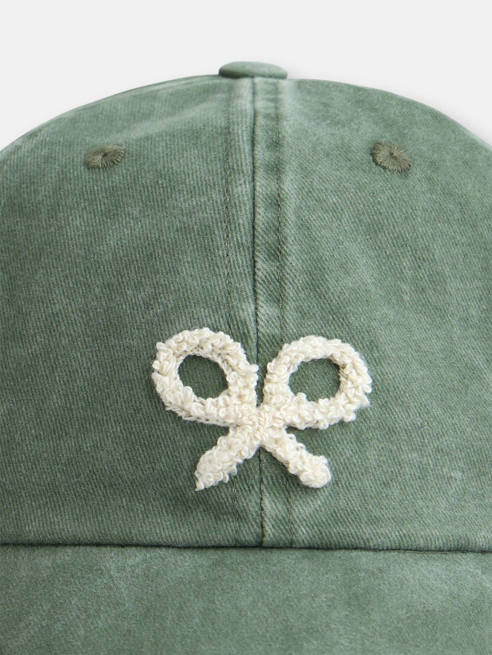 Green kids' racket cap