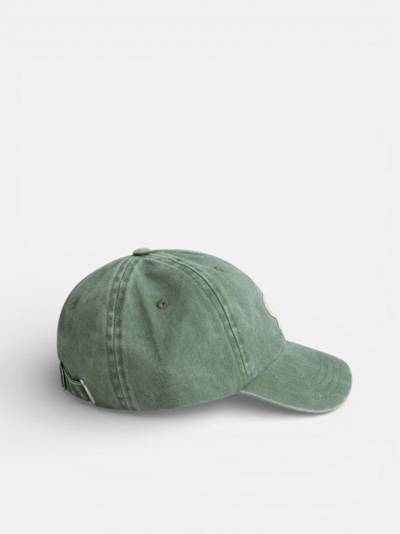 Green kids' racket cap