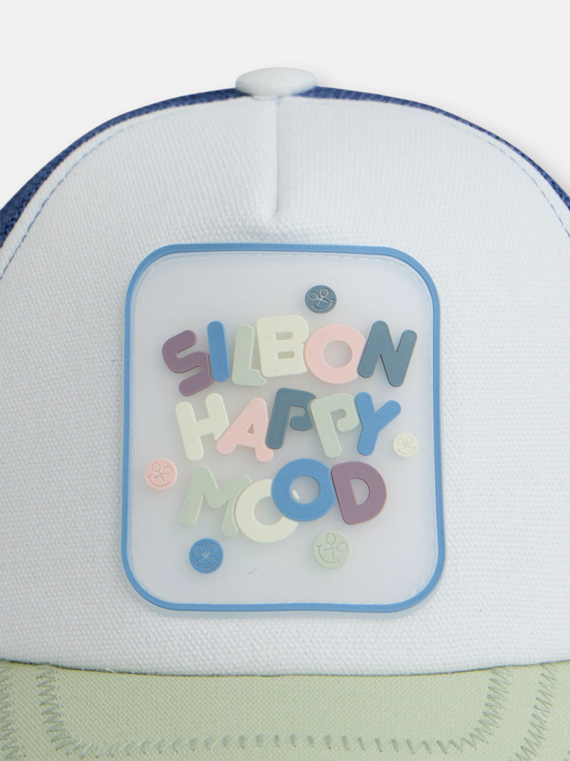 Boné trucker kids happy mood verde