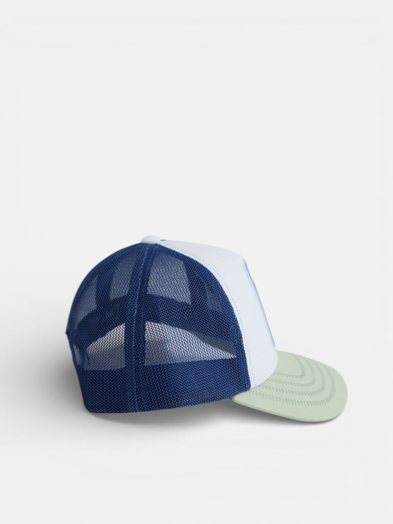 Boné trucker kids happy mood verde