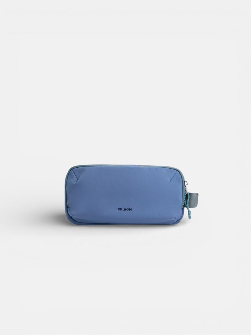 Trousse enfants fermeture éclair couleurs bleu