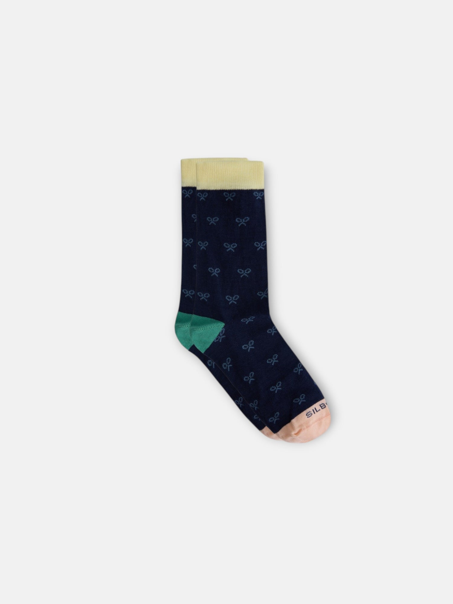 Kids multiracket socks in blue tone