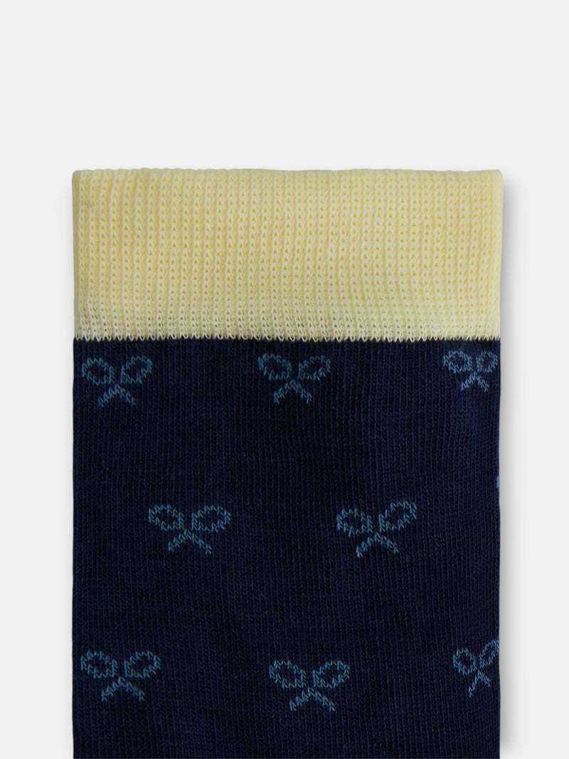 Chaussettes enfants multiraquettes ton bleu