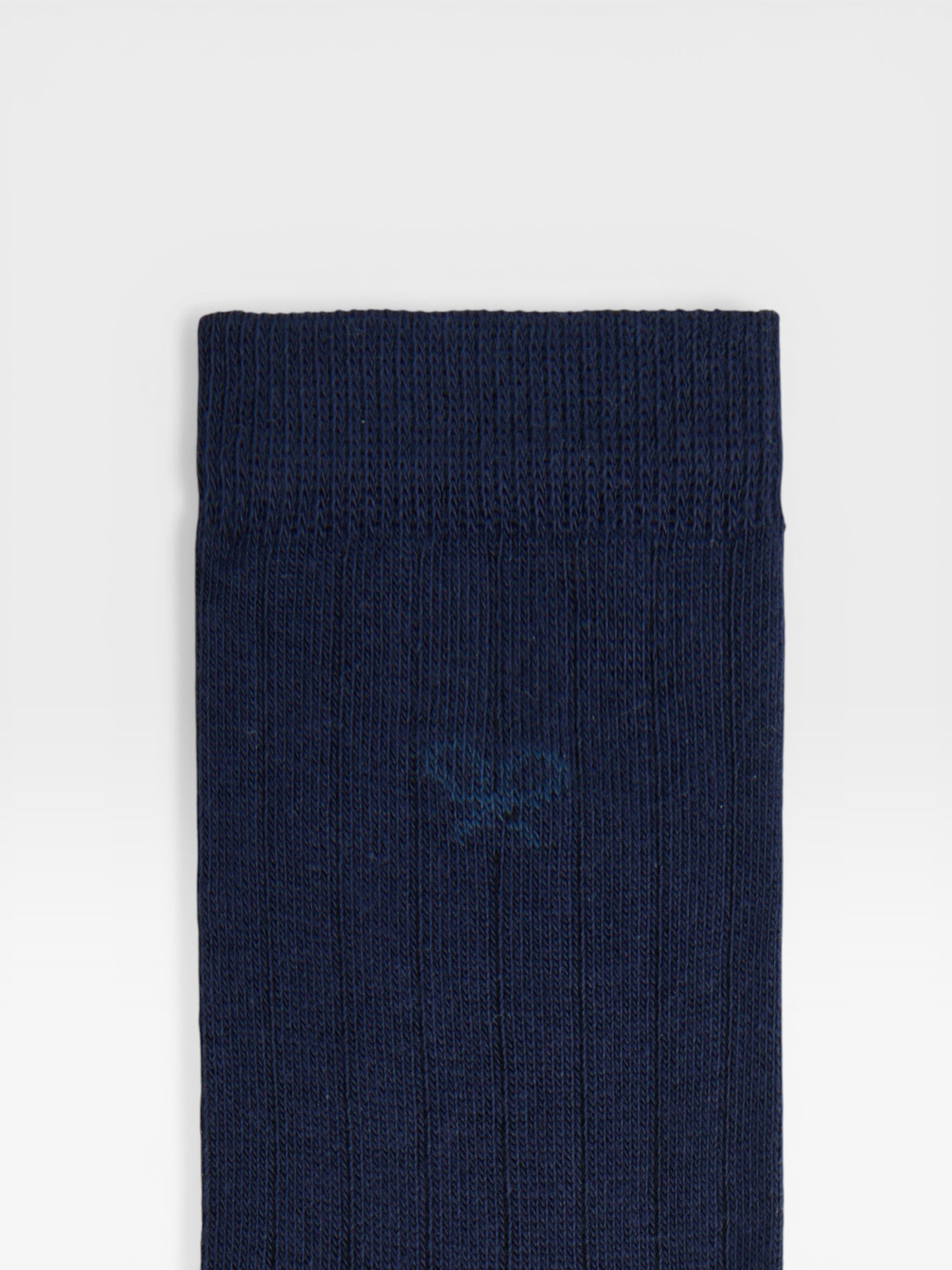 Calcetin kids liso azul marino